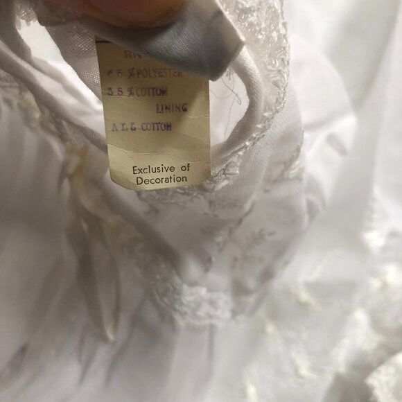 MADONNA Baby Christening Gown 6-12M LOT 4 - Picture 7 of 8